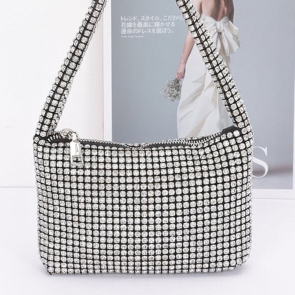 Oversized Stone Small Hobo Bag - Picture 1 of 7